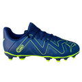 Puma Future Play 107388-03 Ragazzo Blu Persia-Verde - Scarpe Calcio Junior FG/AG