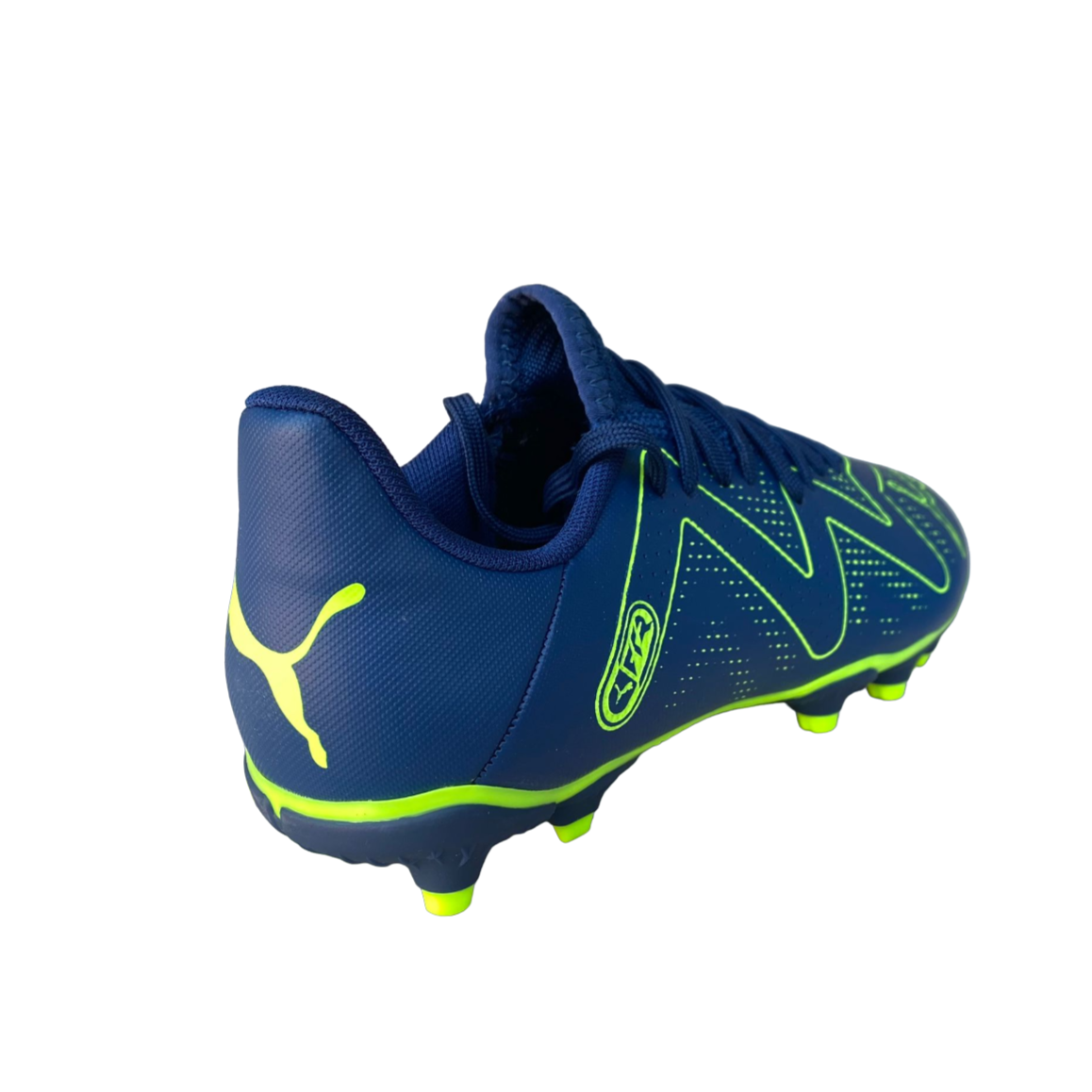 Puma Future Play 107388-03 Ragazzo Blu Persia-Verde - Scarpe Calcio Junior FG/AG