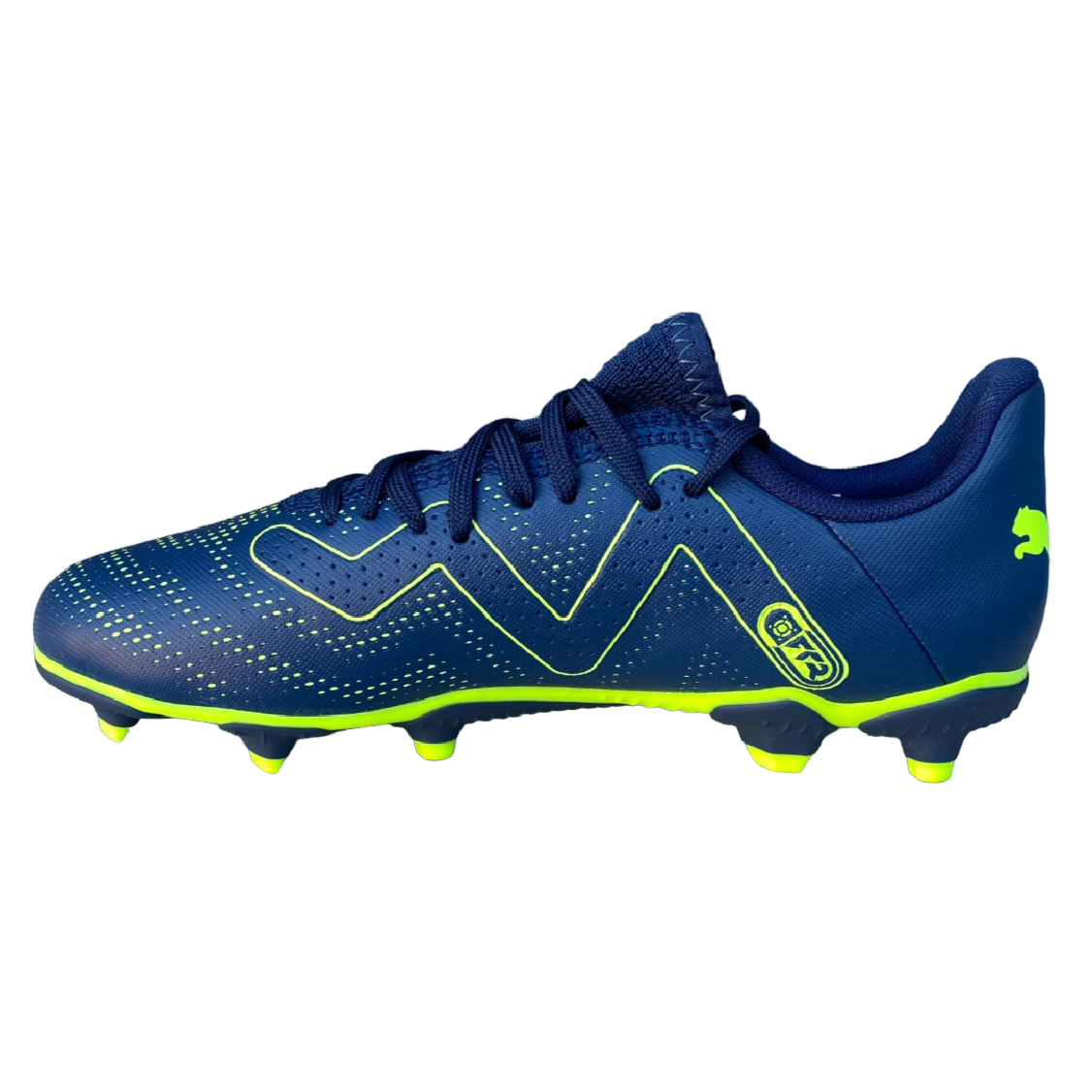 Puma Future Play 107388-03 Ragazzo Blu Persia-Verde - Scarpe Calcio Junior FG/AG