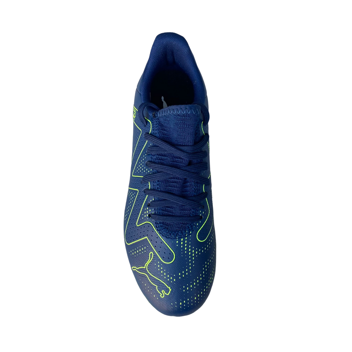 Puma Future Play 107388-03 Ragazzo Blu Persia-Verde - Scarpe Calcio Junior FG/AG