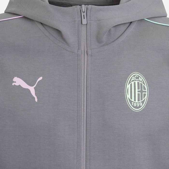 Puma Giacca Tuta Casual Hoodie ACM Milan 2024/2025 Fresh Mint - OnSide Football