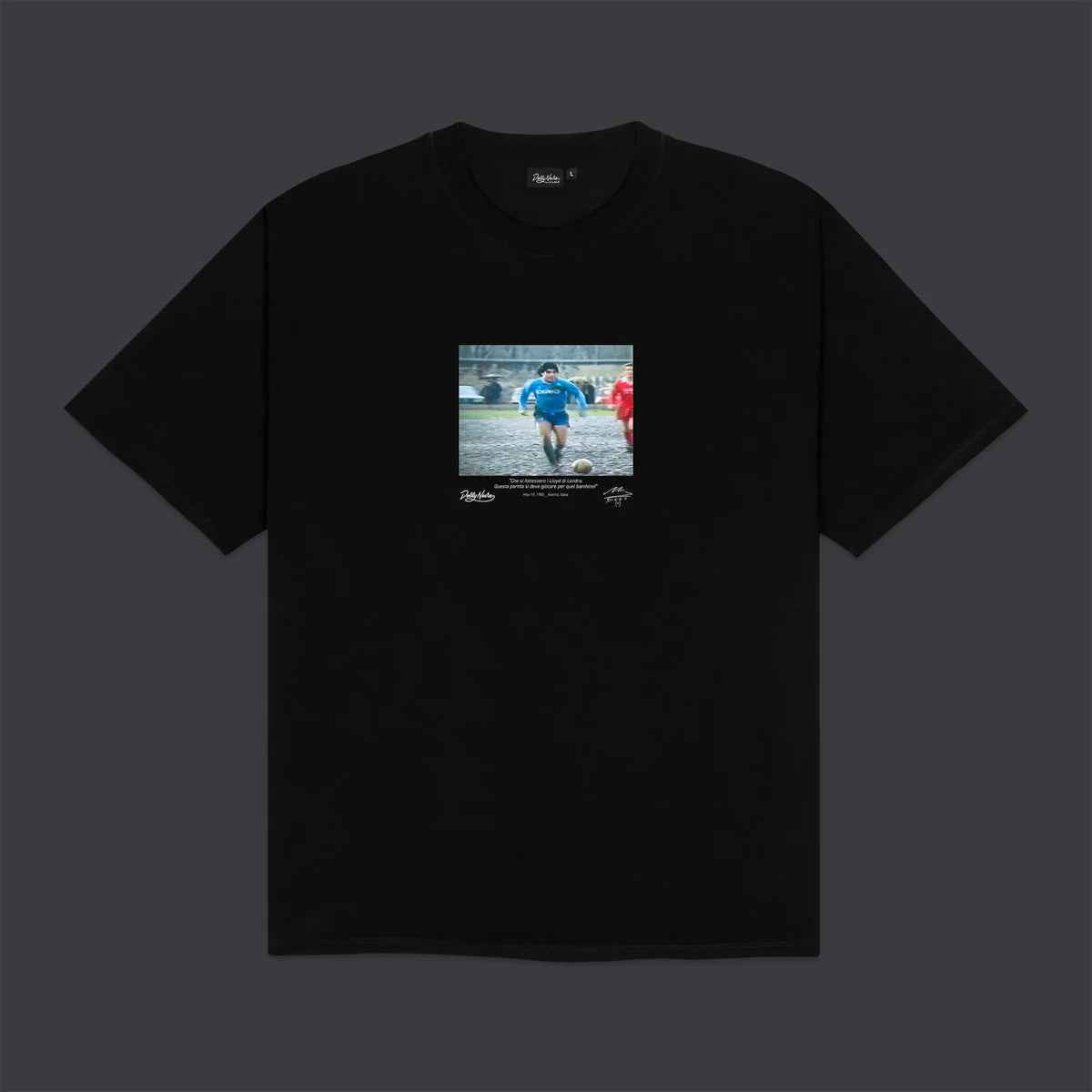 Dolly Noire t-shirt Maradona Partita del Fango TS1367-T4-01 nera