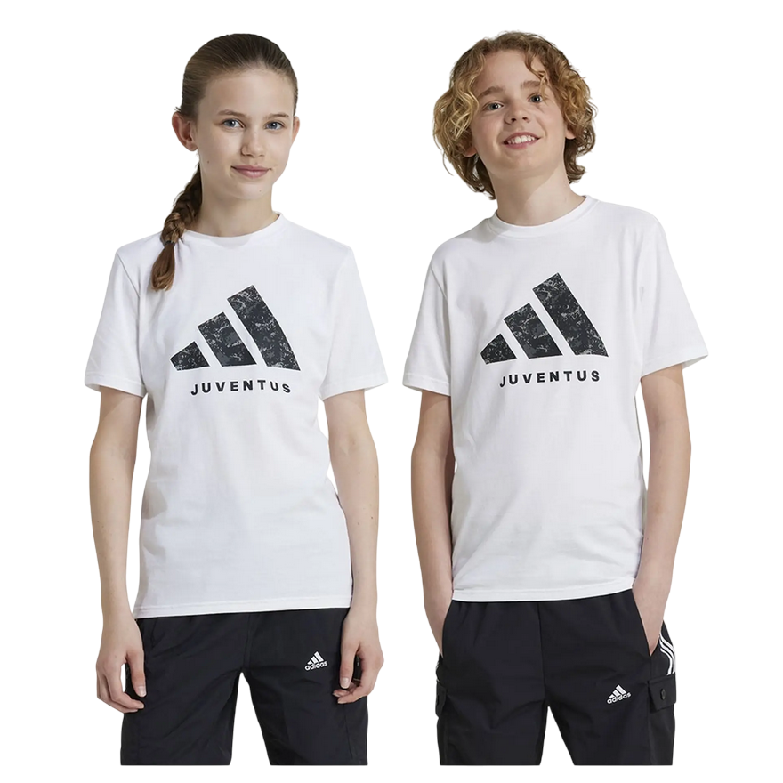 Adidas Juventus T-Shirt Bambino Graphic Bianca IT3849 - Maglia Calcio - OnSide Football