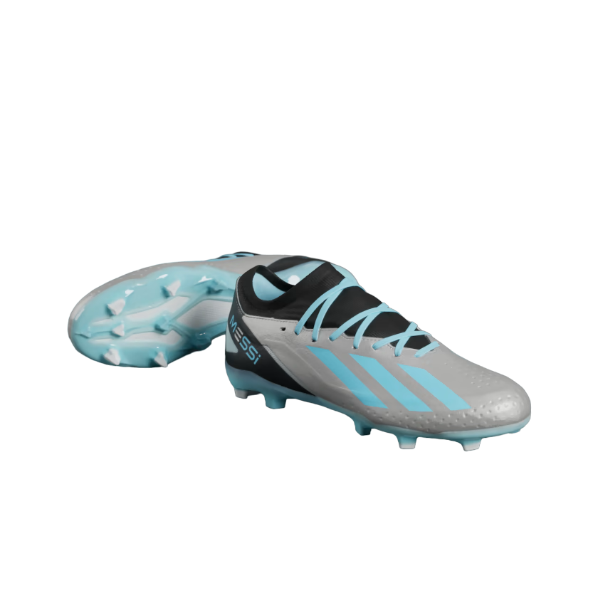 Adidas X Crazyfast Messi.3 FG IE4078 Scarpe Calcio Uomo Argento Blu Nero - OnSide Football