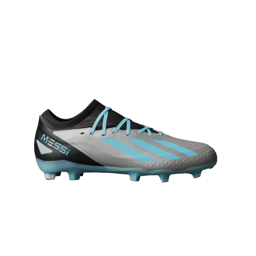 Adidas X Crazyfast Messi.3 FG IE4078 Scarpe Calcio Uomo Argento Blu Nero - OnSide Football