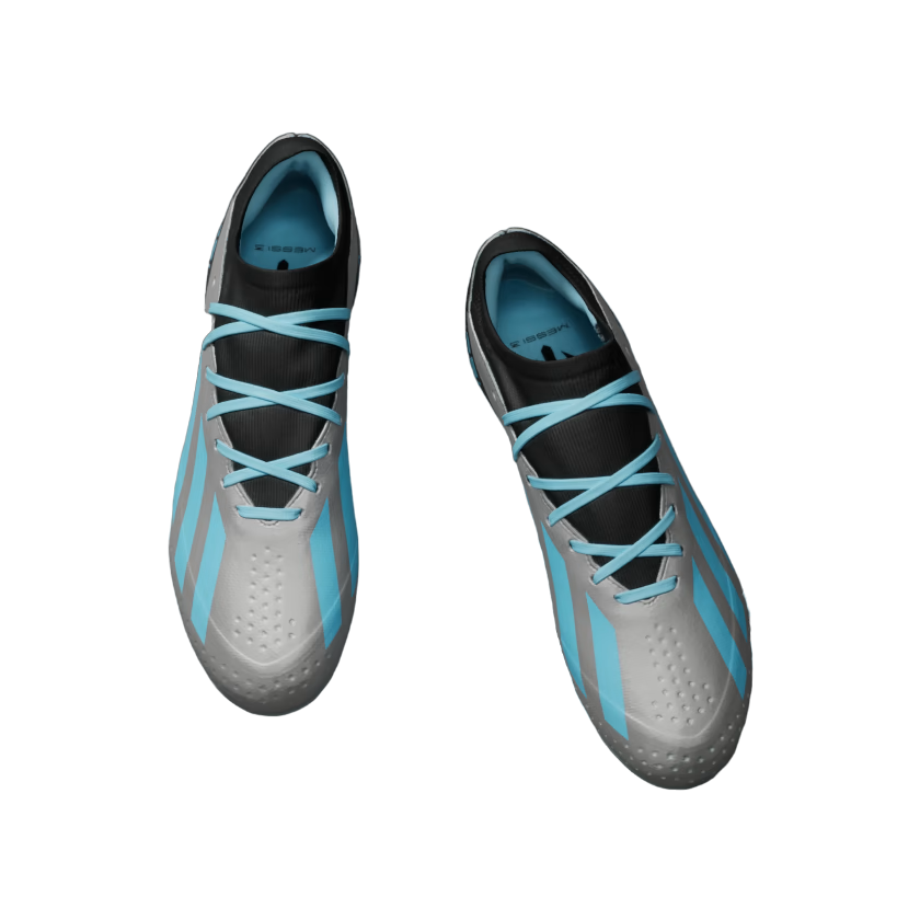 Adidas X Crazyfast Messi.3 FG IE4078 Scarpe Calcio Uomo Argento Blu Nero - OnSide Football