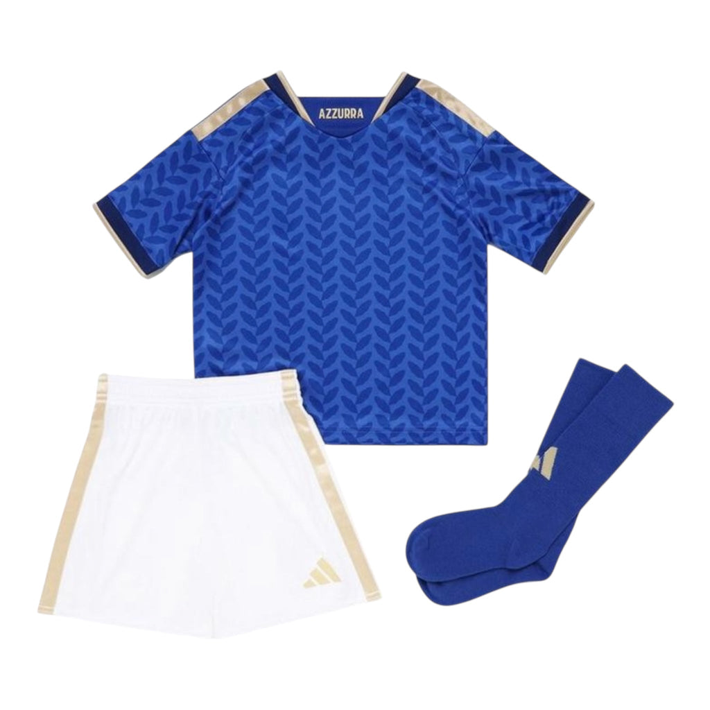 Adidas Completo Calcio Italia FIGC Home Bambino JY7587 Azzurro - OnSide Football
