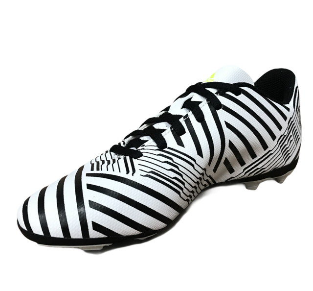 Adidas Nemeziz 17.4 FxG Scarpe Calcio Junior Bianco Nero Giallo - OnSide Football