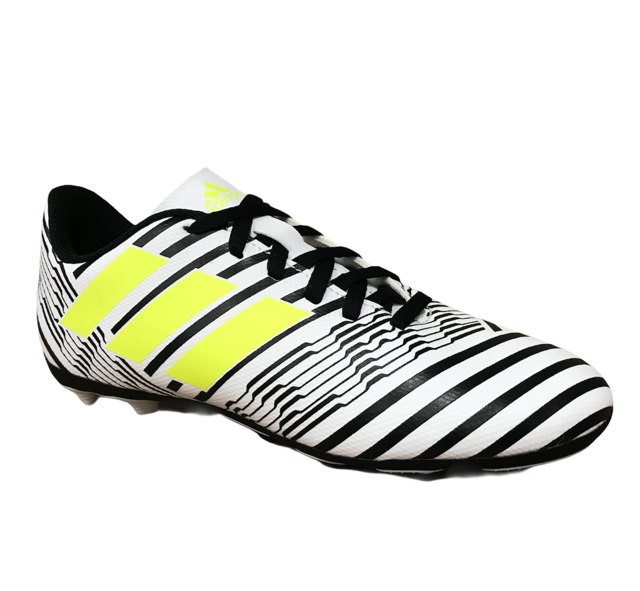 Adidas Nemeziz 17.4 FxG Scarpe Calcio Junior Bianco Nero Giallo - OnSide Football