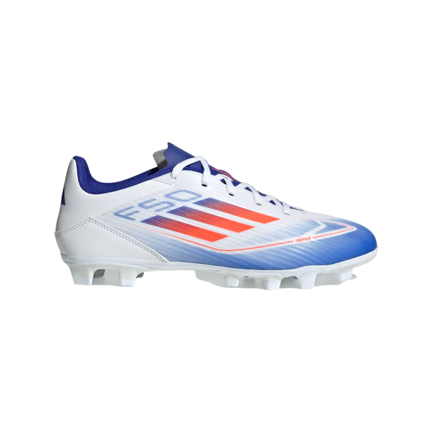 Adidas F50 Club FxG Scarpe Calcio Uomo Bianco Rosso Blu - OnSide Football