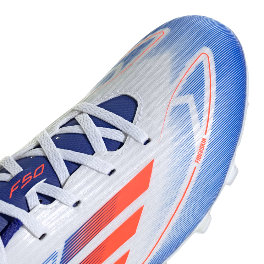Adidas F50 Club FxG Scarpe Calcio Uomo Bianco Rosso Blu - OnSide Football