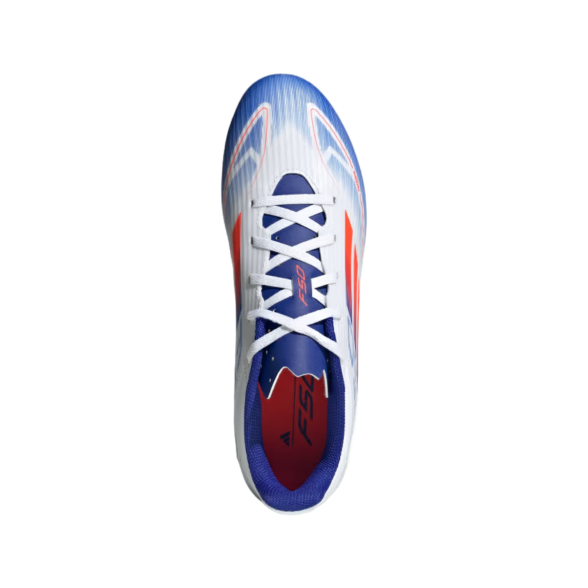 Adidas F50 Club FxG Scarpe Calcio Uomo Bianco Rosso Blu - OnSide Football