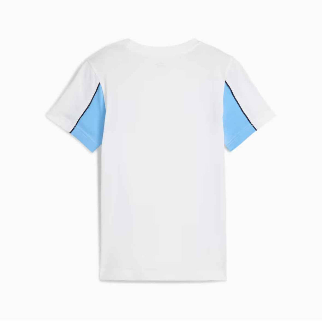 Puma Tee Maglietta MCFC FtblARCHIVE Manchester City Bianca Azzurra 2024/2025