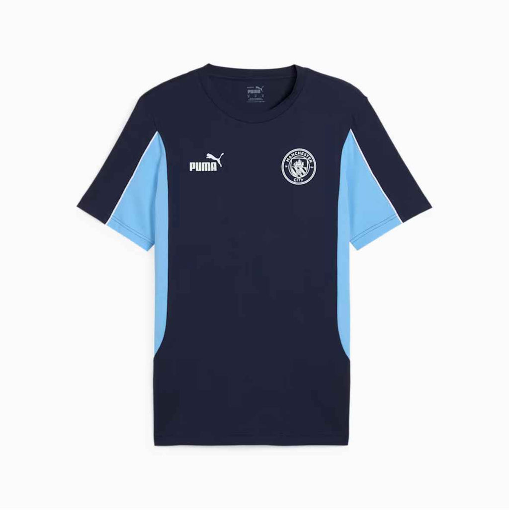 Puma Tee Maglietta Manchester City Blu Bianca e Azzurra 2024/2025