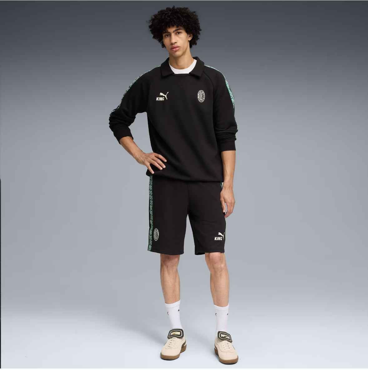 Puma Felpa Calcio King Drill Top AC Milan Nero 2025/2026