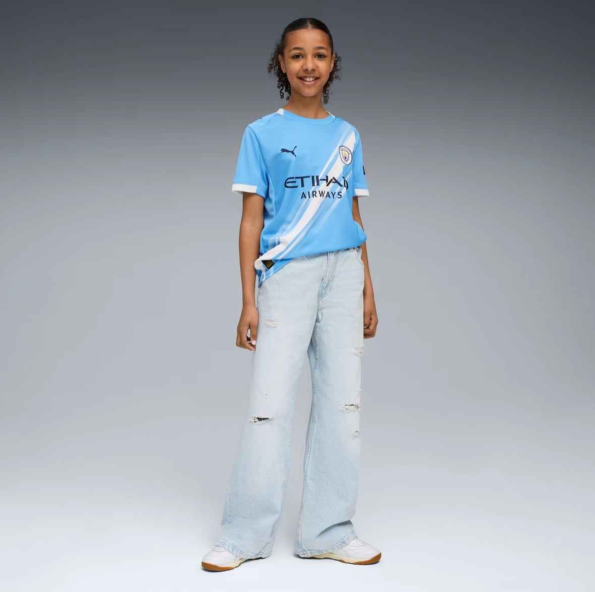Maglia Puma Calcio MCFC Home Junior Ragazzo Manchester City 2025/2026 - OnSide Football