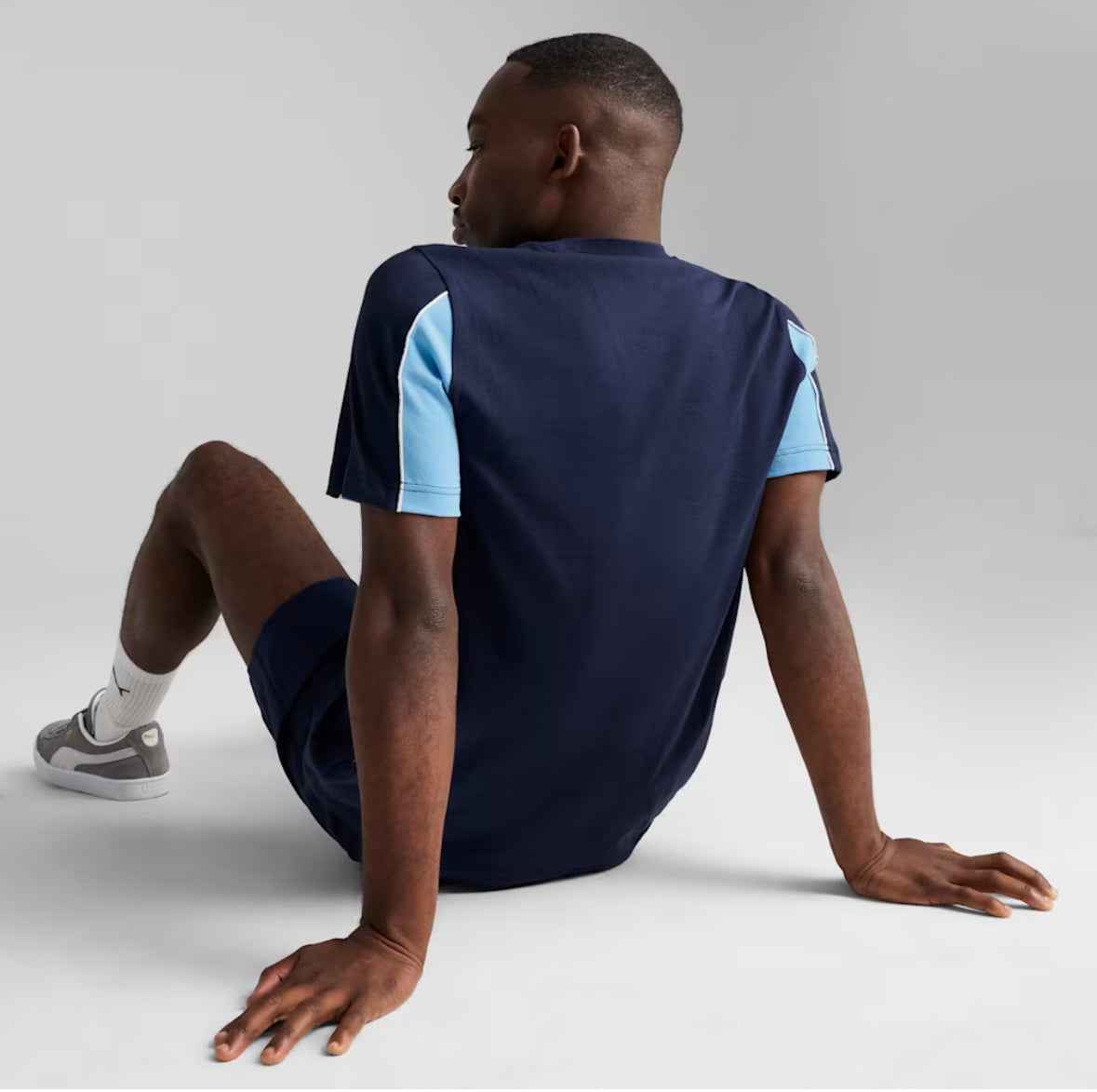 Puma Tee Maglietta Manchester City Blu Bianca e Azzurra 2024/2025