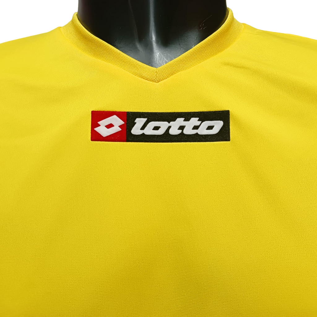 Lotto completo maglia e pantaloncino da calcio-calcetto da adulto Power N3484 giallo-rosso - OnSide Football