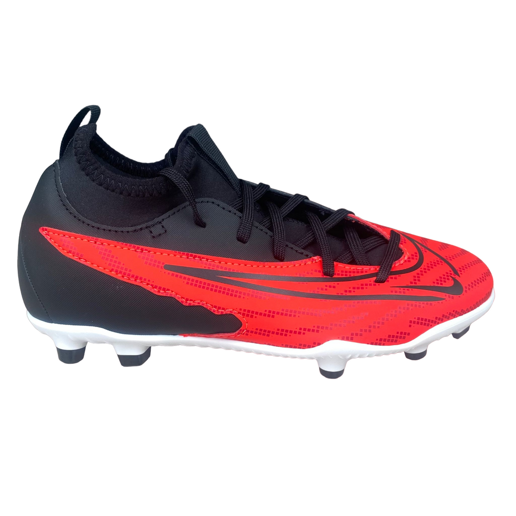 Nike scarpa da calcio da ragazzo Phantom Gx Club DF FG/MG DD9563-600 cremisi-nero-bianco - OnSide Football