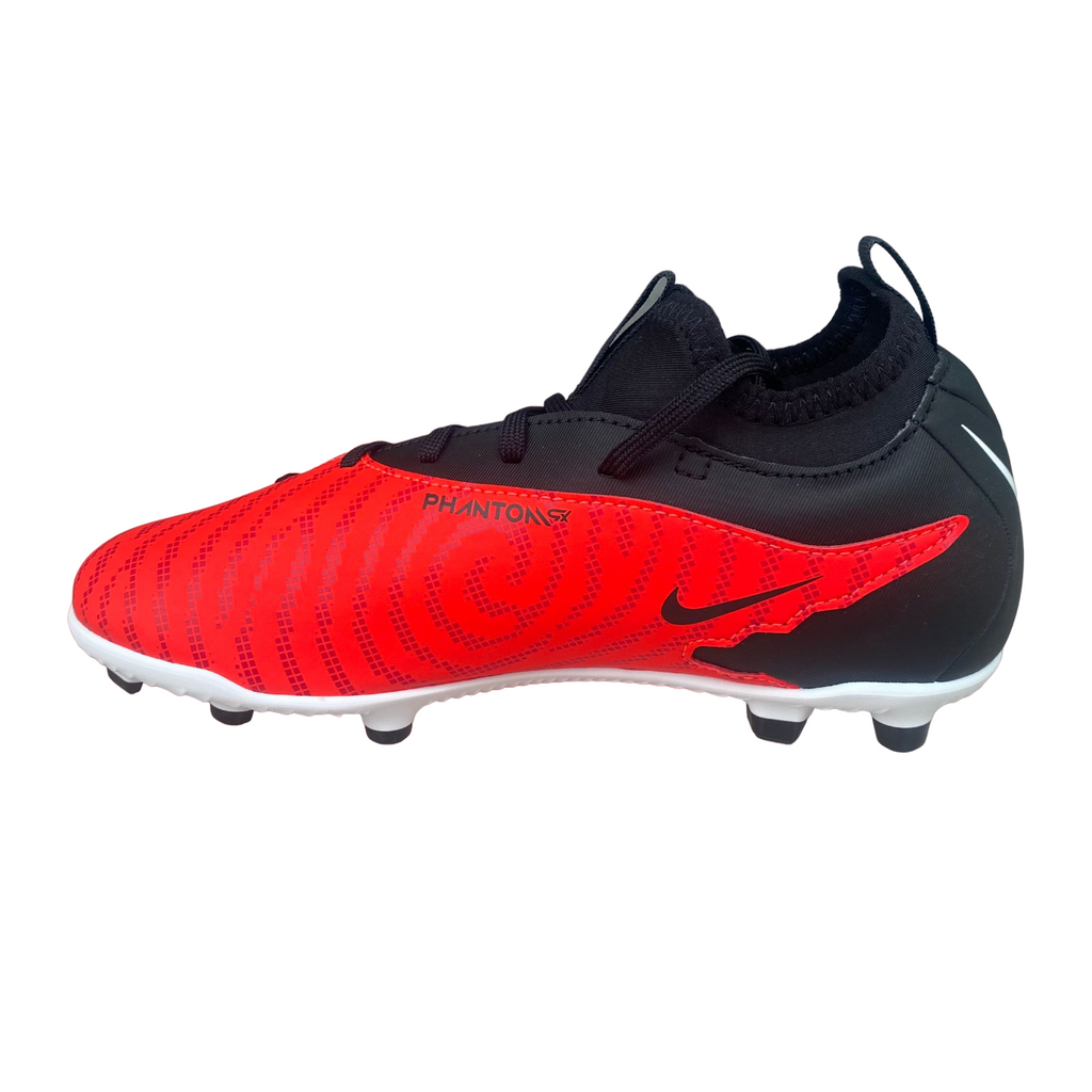 Nike scarpa da calcio da ragazzo Phantom Gx Club DF FG/MG DD9563-600 cremisi-nero-bianco - OnSide Football