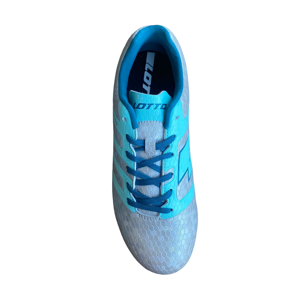 Lotto scarpa da calcio da ragazzo Maestro 700 IV AGM 217072 AU8 argento-blu - OnSide Football