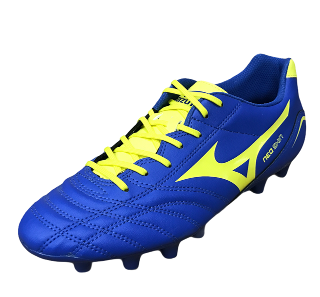 Mizuno Neo Shin MD P1GA141545 - Scarpe da Calcio Uomo Blu Giallo - OnSide Football