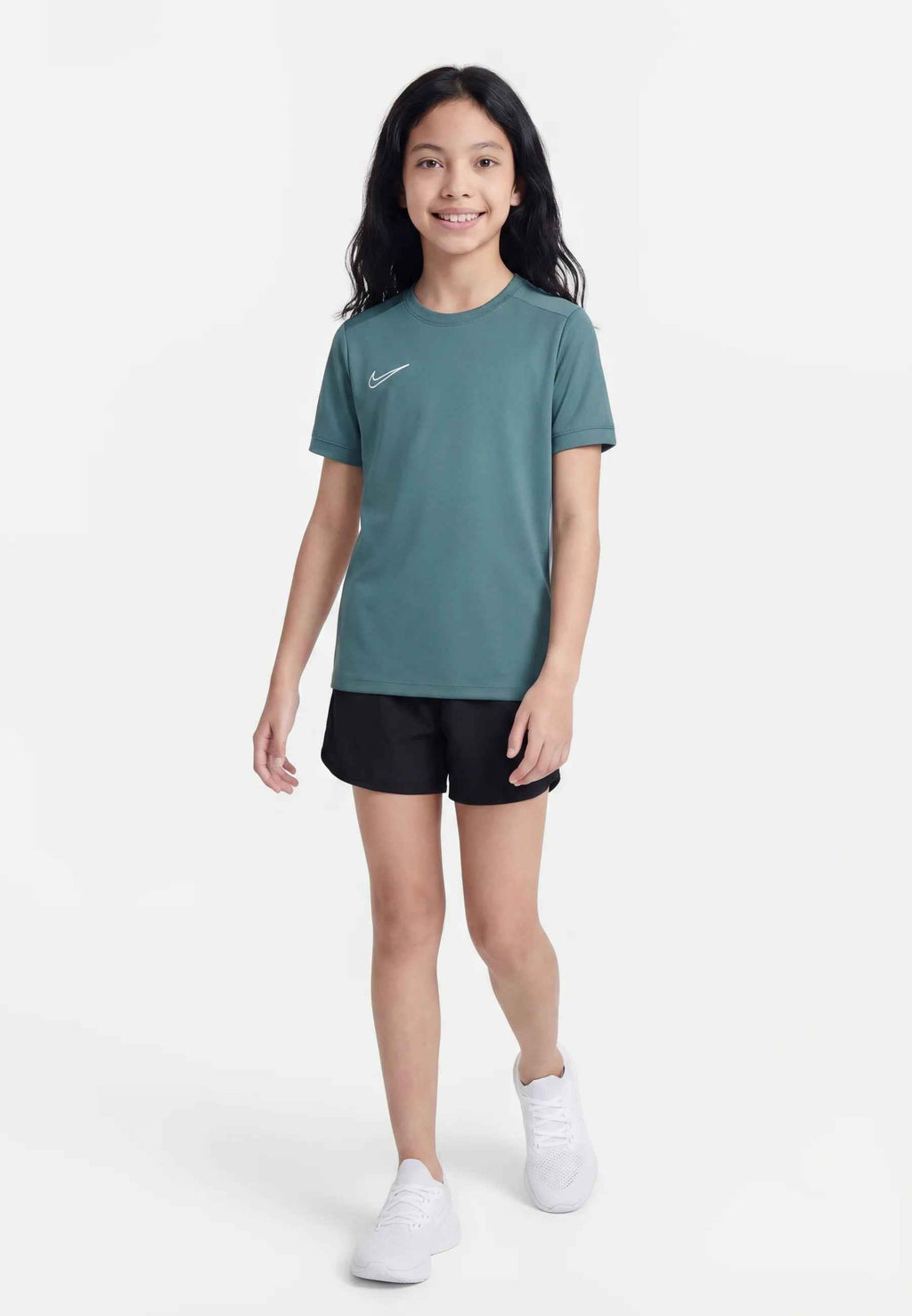 Nike Maglia Calcio Junior Manica Corta Dri-FIT Academy Mineral Slate - HJ3716-382