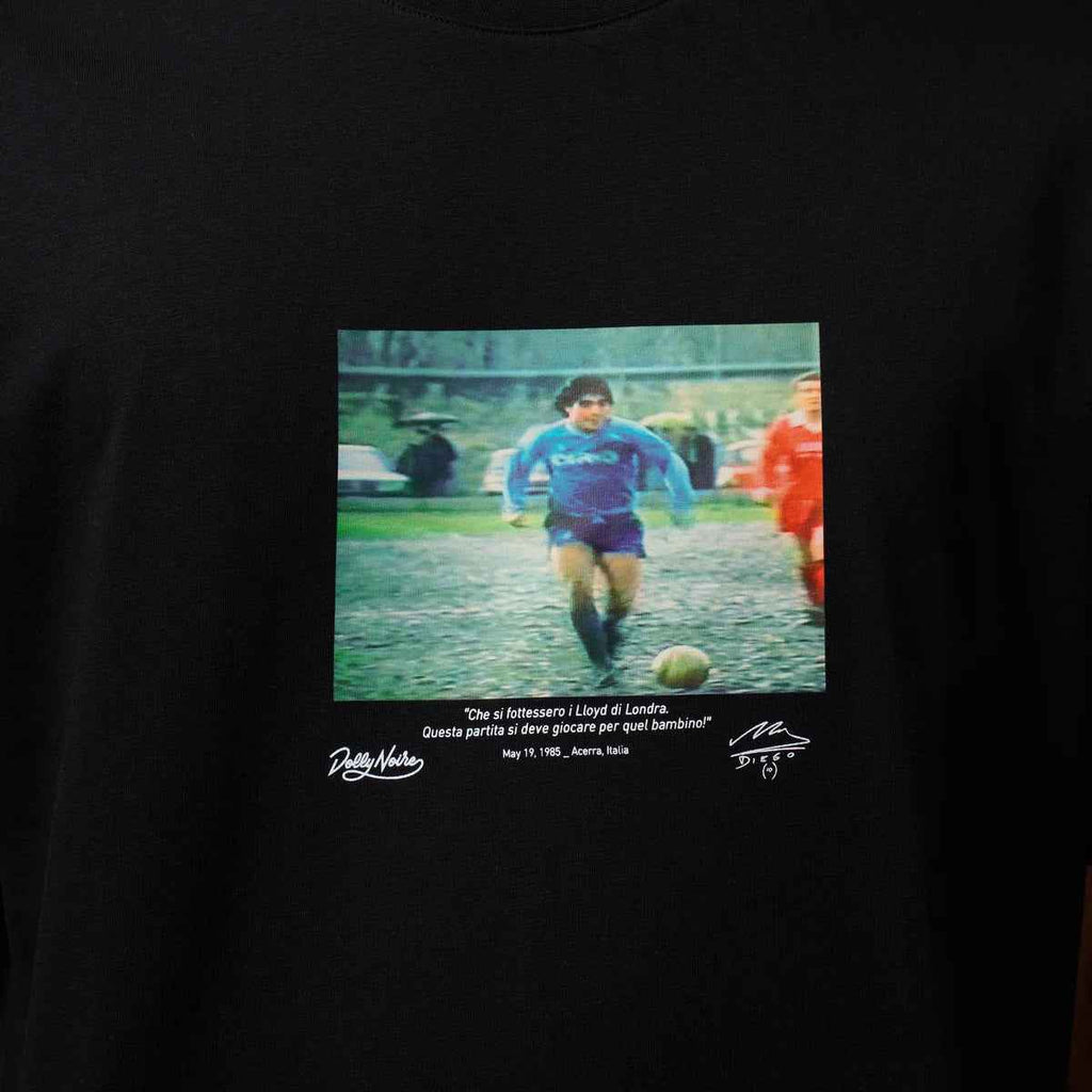 Dolly Noire t-shirt Maradona Partita del Fango TS1367-T4-01 nera