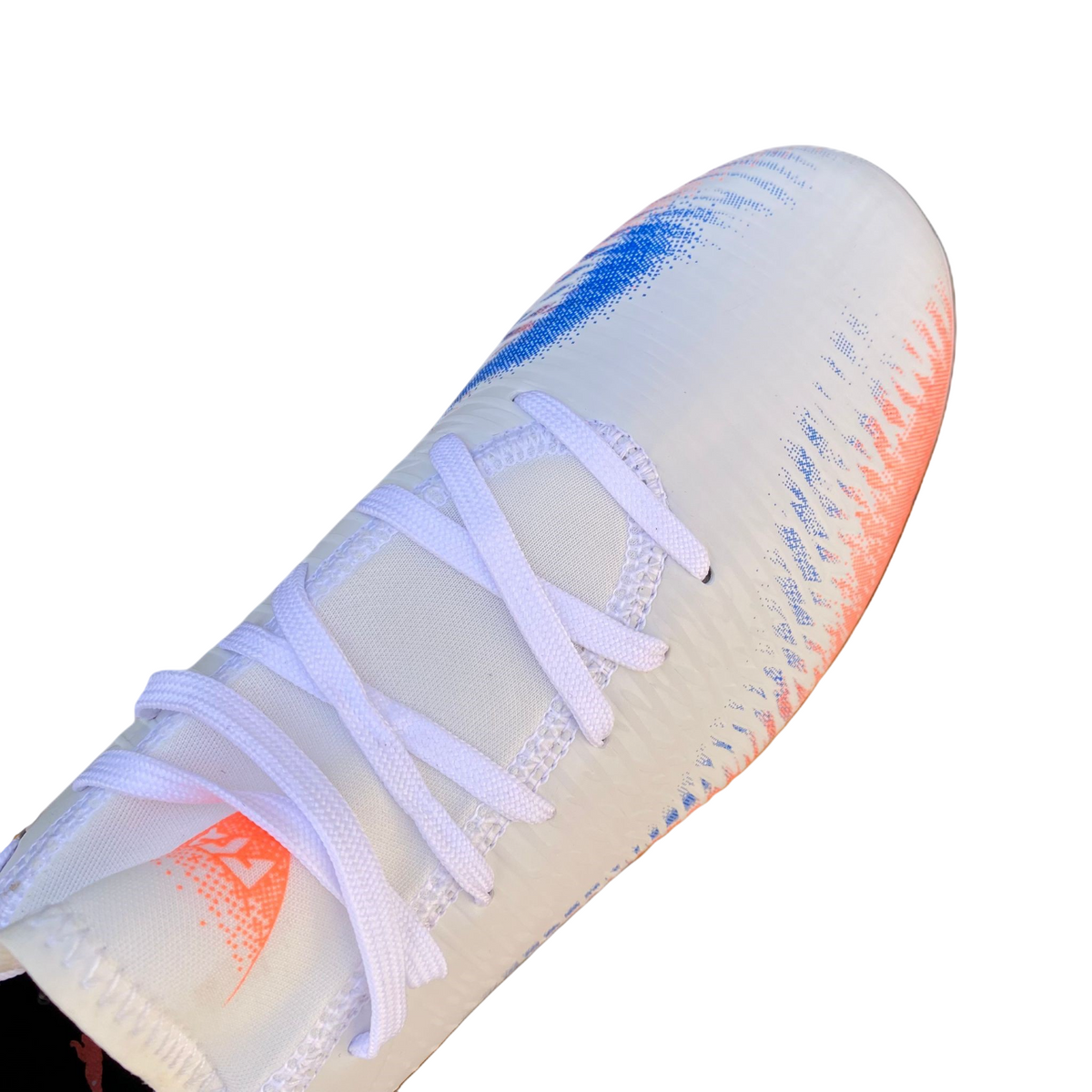 Puma FUTURE 8 PLAY FG/AG 108602-01 Bianco Arancio Scarpe Calcio Unisex - OnSide Football