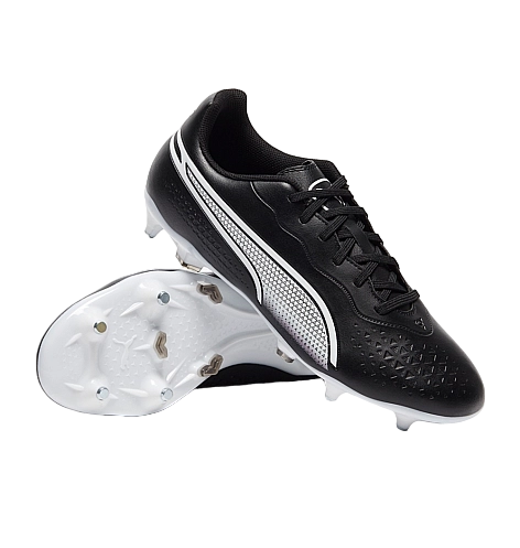 Puma Scarpe Calcio King Match MxSG 107476-01 Nero-Bianco - OnSide Football