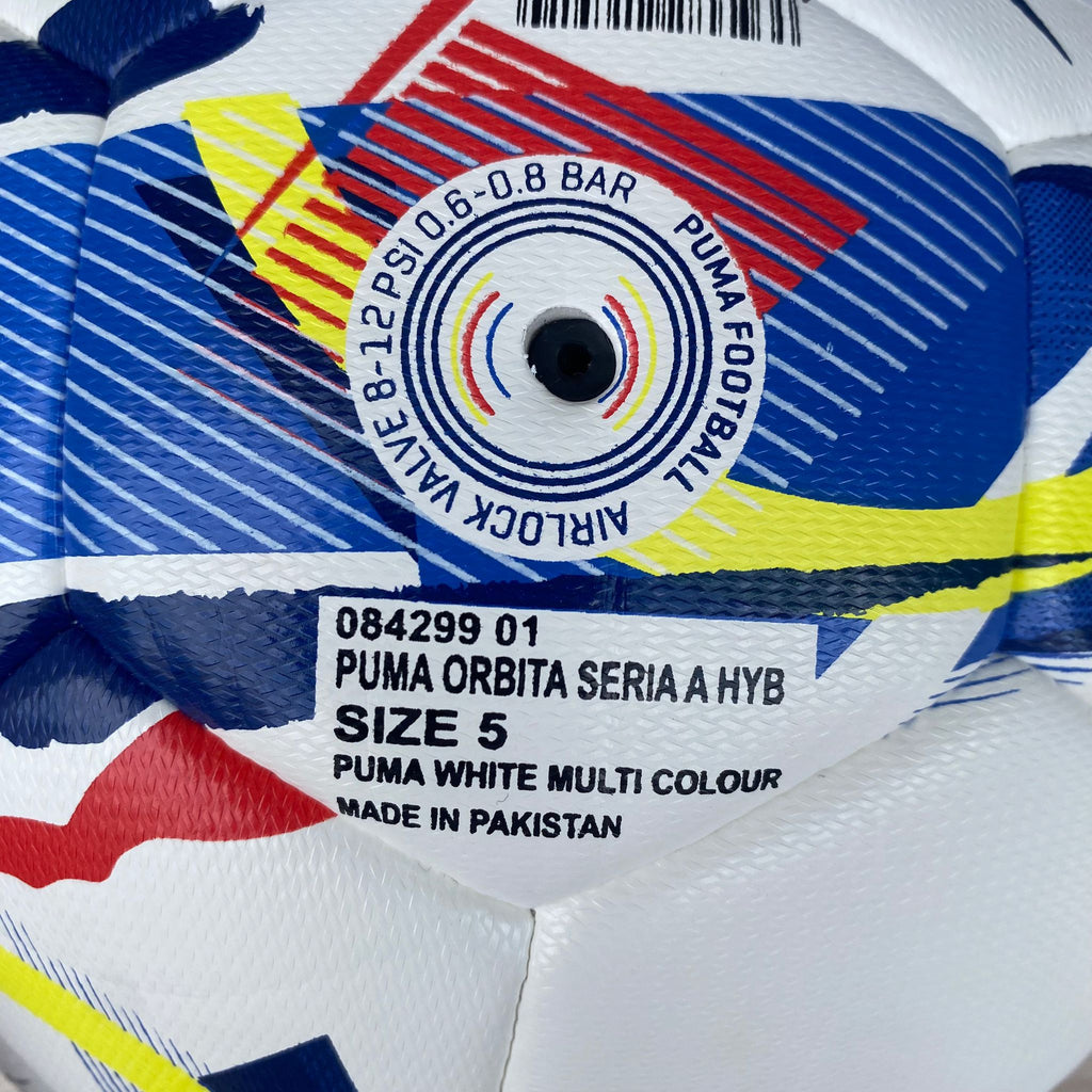 Puma Pallone Calcio Serie A Orbita 084299-01 Bianco Misura 5 - OnSide Football