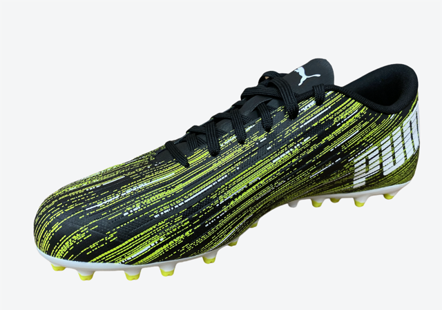 Puma scarpa da calcio-calcetto da uomo Ultra 4.2 MG 106356 02 nero-bianco-giallo - OnSide Football