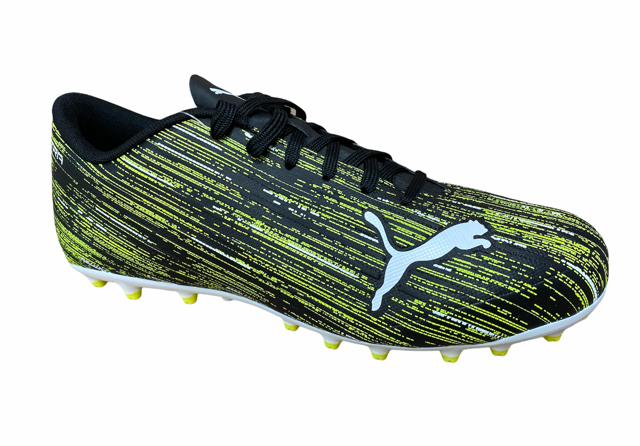 Puma scarpa da calcio-calcetto da uomo Ultra 4.2 MG 106356 02 nero-bianco-giallo - OnSide Football