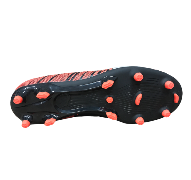 Puma scarpa da calcio da uomo One 5.4 FG/AG 105605 01 nero-rosso-argento - OnSide Football