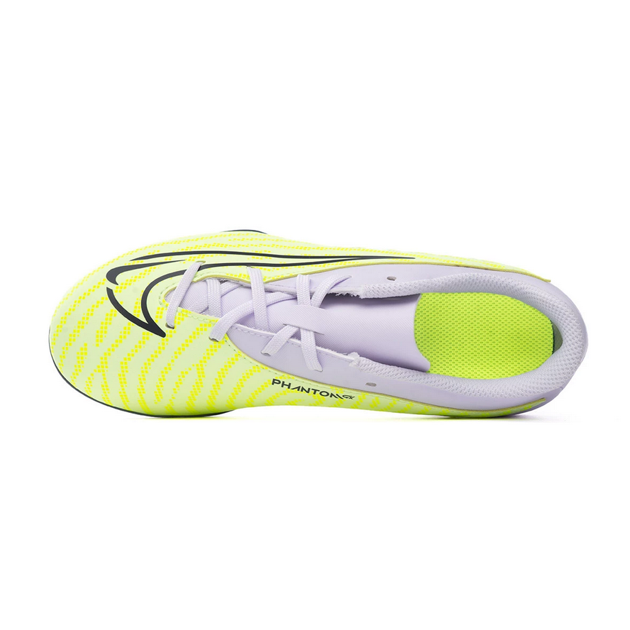 Nike scarpa da calcio da bambino e ragazzo Phantom GX Club FG/MG DD9564 704 giallo ghiaccio