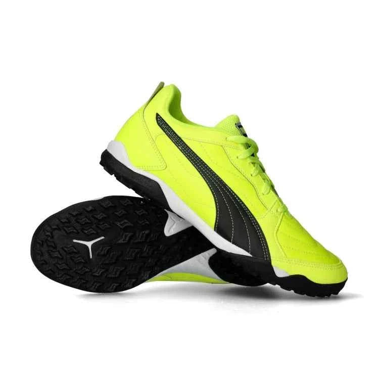 Scarpe Calcio Puma Pressing IV TT Turf Calcetto Giallo-Nero-Bianco