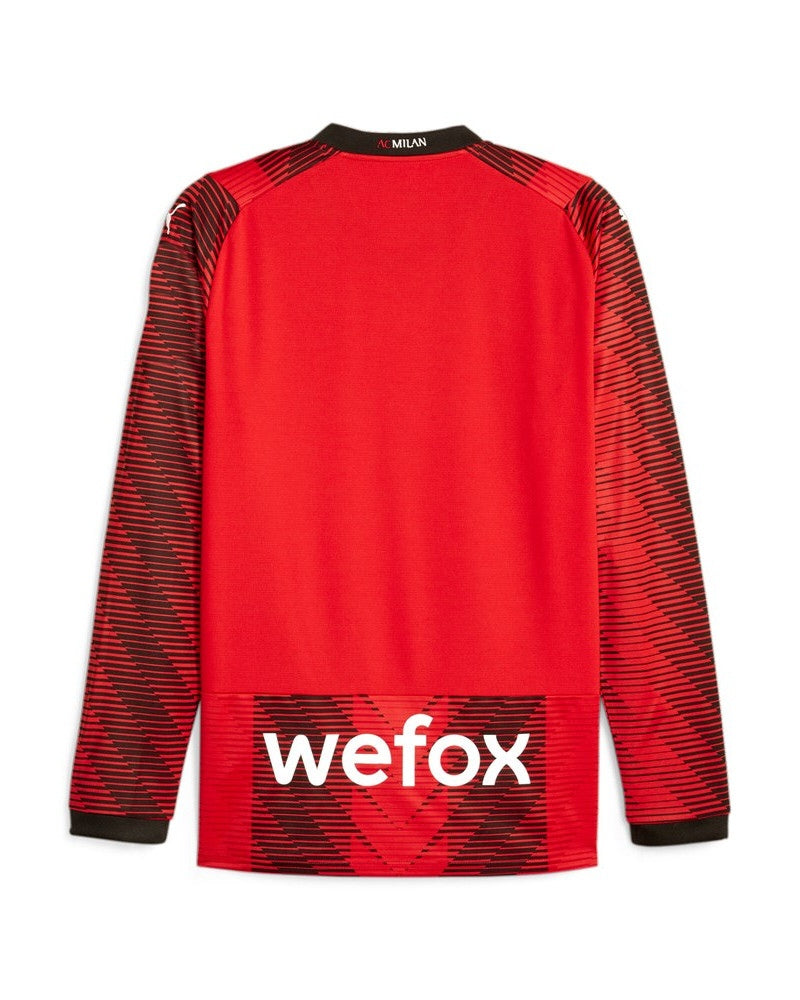 Maglia Calcio Puma AC MIlan Home Maniche Lunghe Long Sleeves 2023/2024 - OnSide Football