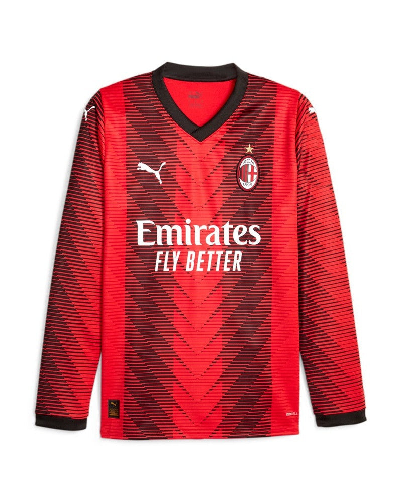 Maglia Calcio Puma AC MIlan Home Maniche Lunghe Long Sleeves 2023/2024 - OnSide Football