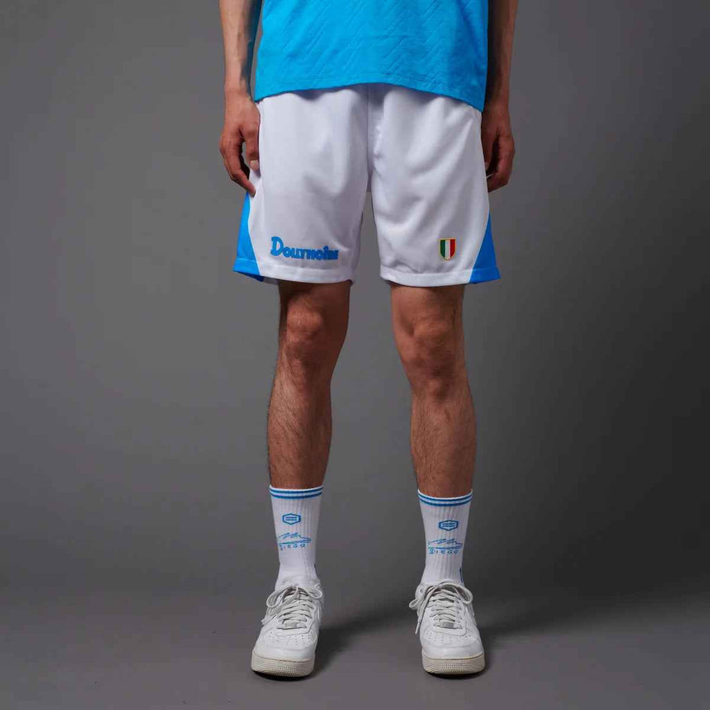 Dolly Noire pantaloncino da uomo Maradona Easy Shorts PA1369-QV-02 bianco