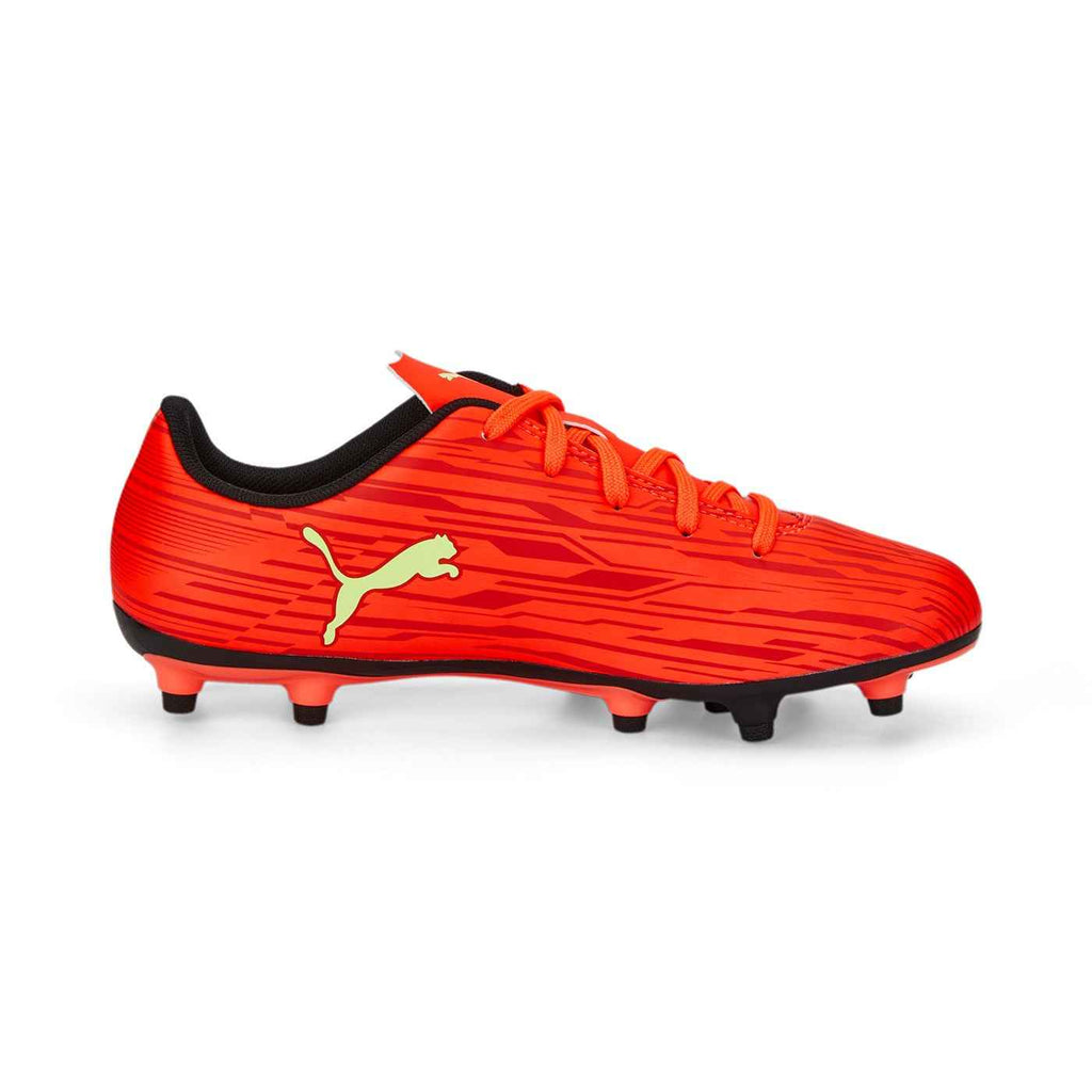 Puma scarpa da calcio da ragazzo Rapido III FG-AG 106576 07 rosso-giallo - OnSide Football