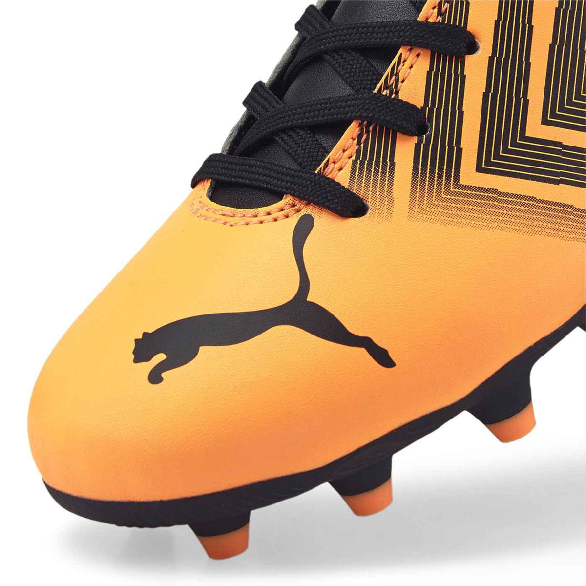 Puma scarpa da calcio da ragazzo Tacto II FG/AG 106704 01 arancio nero - OnSide Football