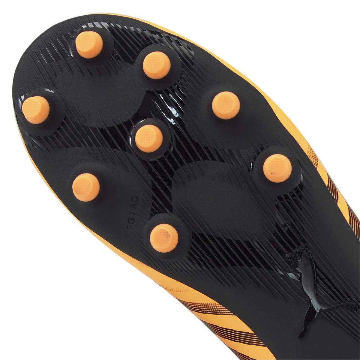 Puma scarpa da calcio da ragazzo Tacto II FG/AG 106704 01 arancio nero - OnSide Football