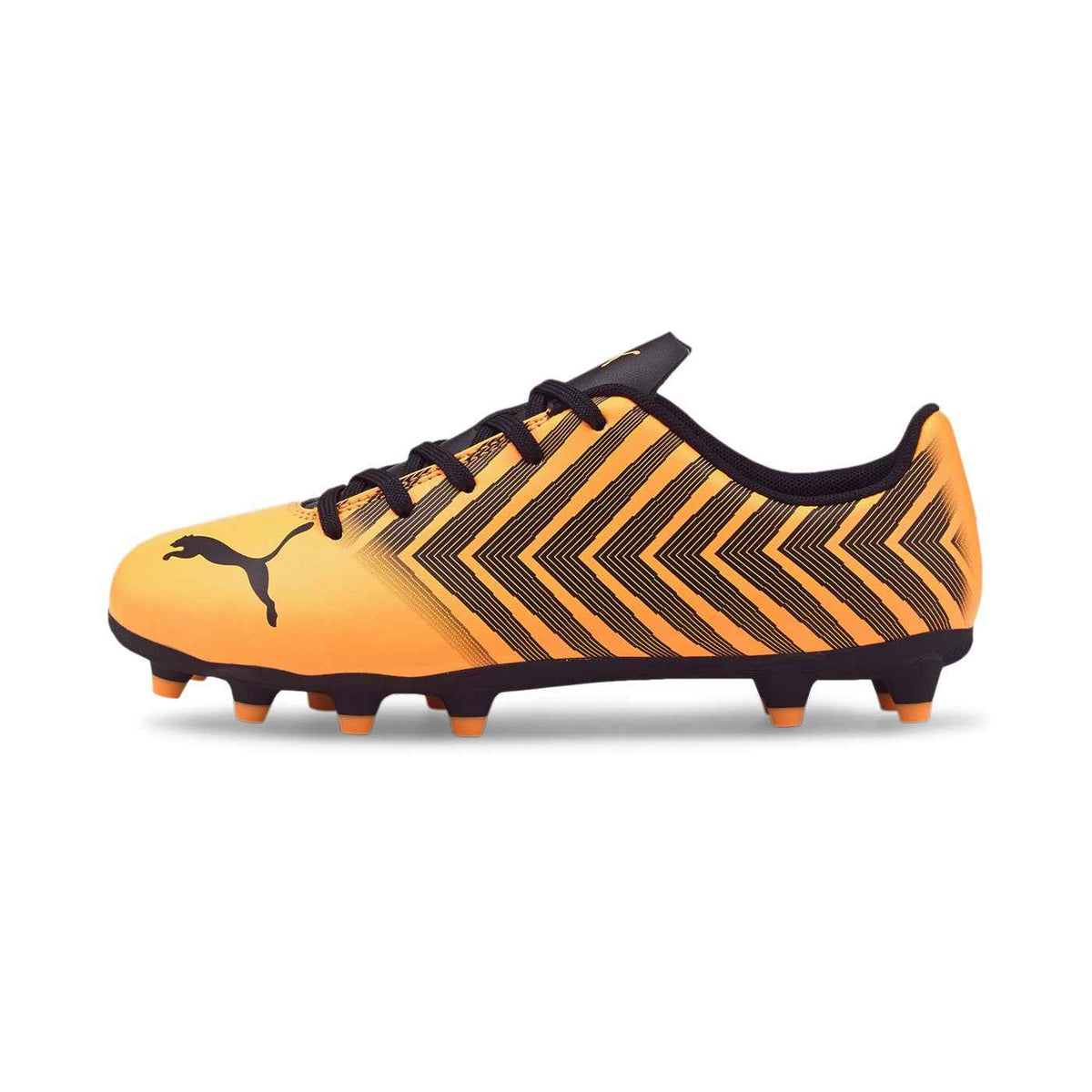 Puma scarpa da calcio da ragazzo Tacto II FG/AG 106704 01 arancio nero - OnSide Football