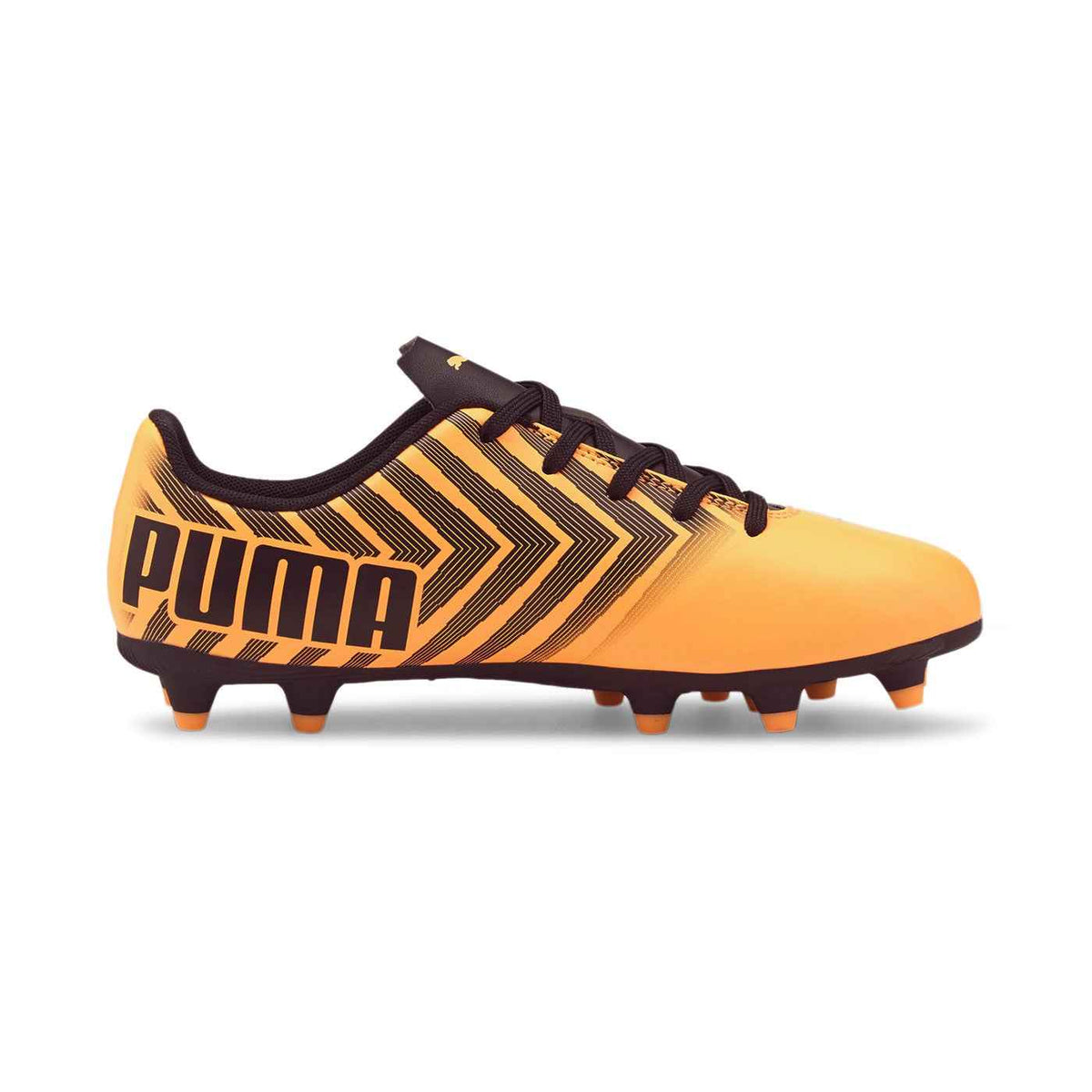 Puma scarpa da calcio da ragazzo Tacto II FG/AG 106704 01 arancio nero - OnSide Football