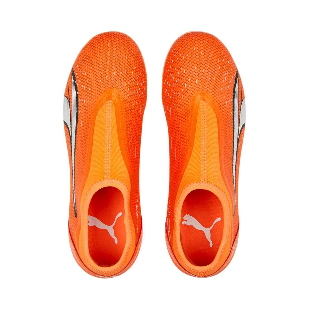 Puma scarpa da calcio da ragazzo Ultra Mach LL MG 107230 01 arancio-bianco-blu - OnSide Football