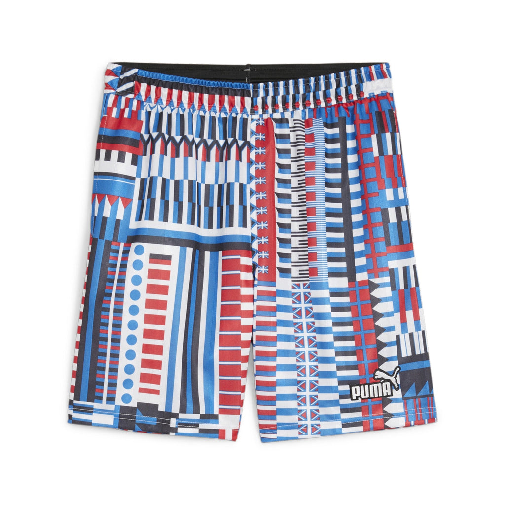 Shorts Pantaloncini Calcio Puma Fanwear Capsule Jersey Blu Red 2024 - OnSide Football