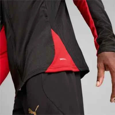Puma Giacca Tuta Training Jacket AC Milan Nera e Rossa 2024/2025 - OnSide Football