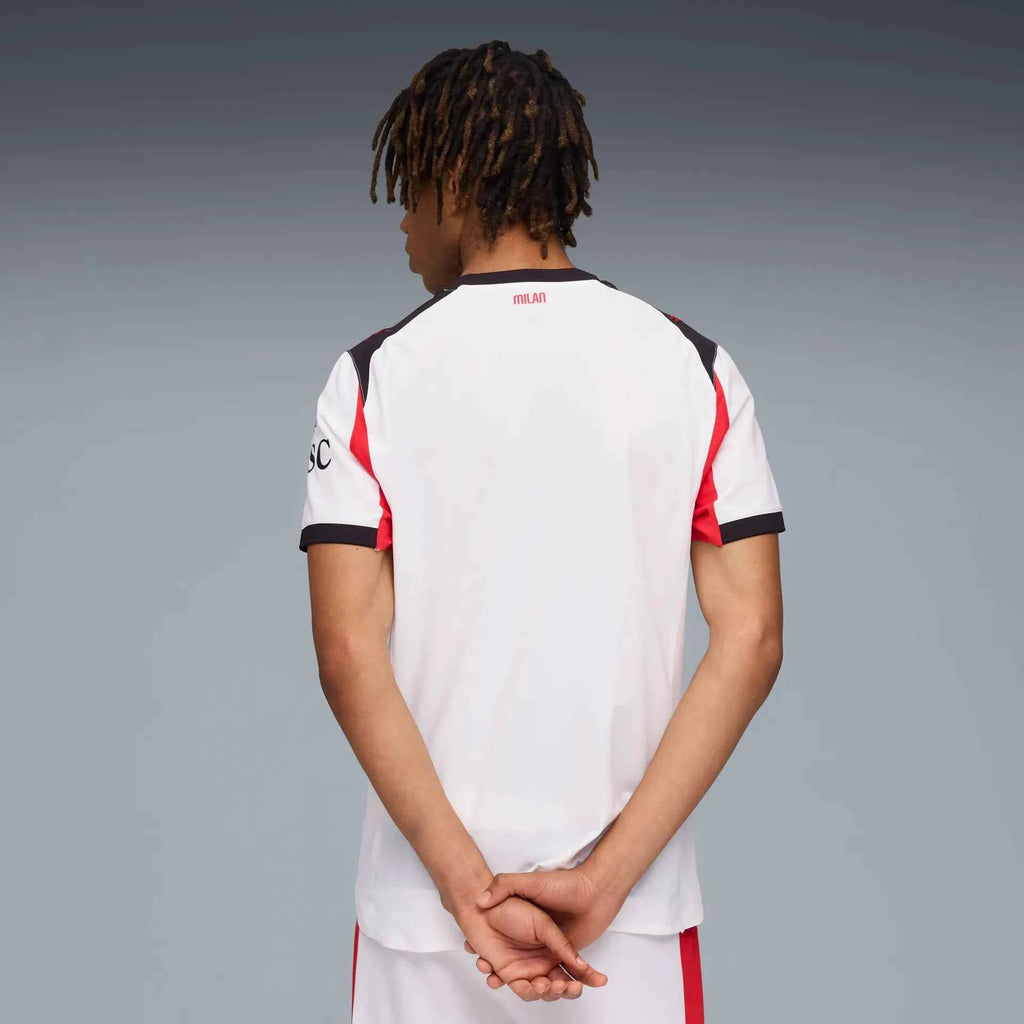 Maglia Gara Calcio Puma AC Milan Away AUTHENTIC ULTRAWEAVE Bianca 2025/2026 - OnSide Football