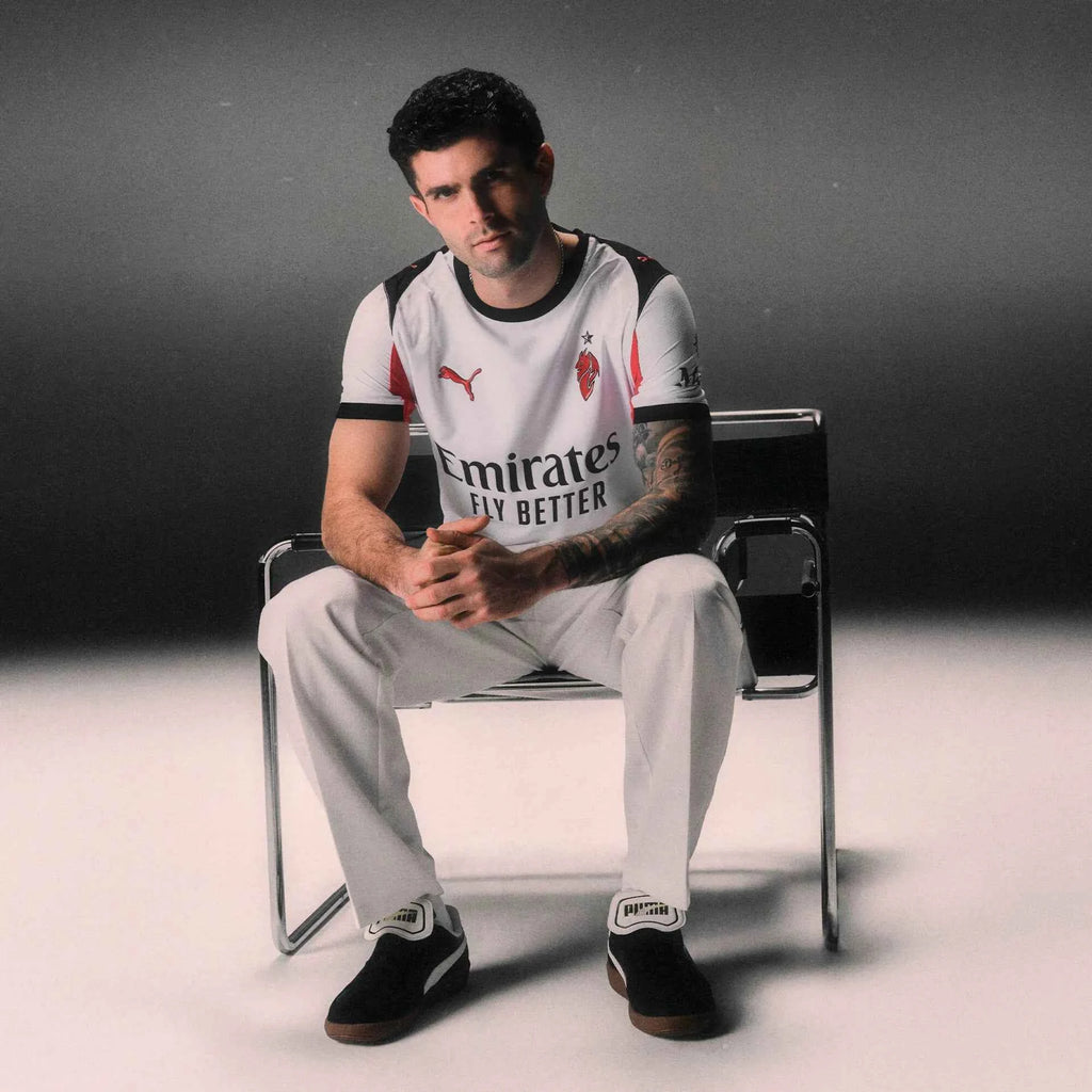 Maglia Gara Calcio Puma AC Milan Away AUTHENTIC ULTRAWEAVE Bianca 2025/2026 - OnSide Football