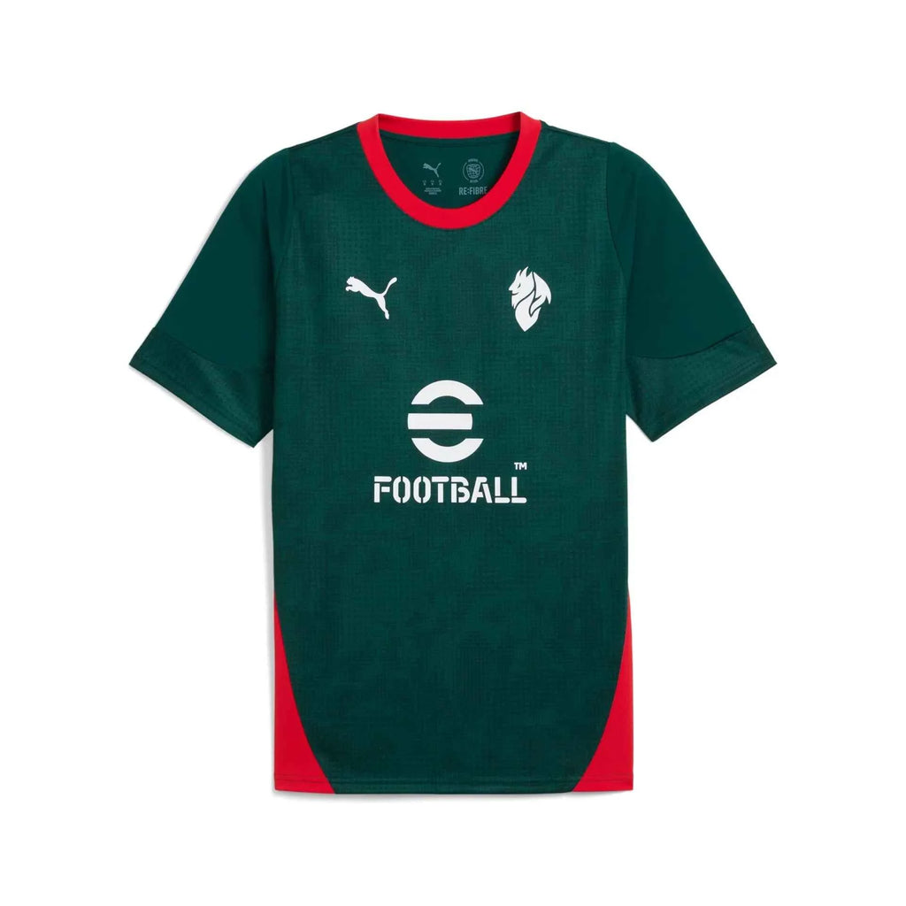 Puma ACM Maglia Calcio Allenamento Milan Verde Training 2025/2026